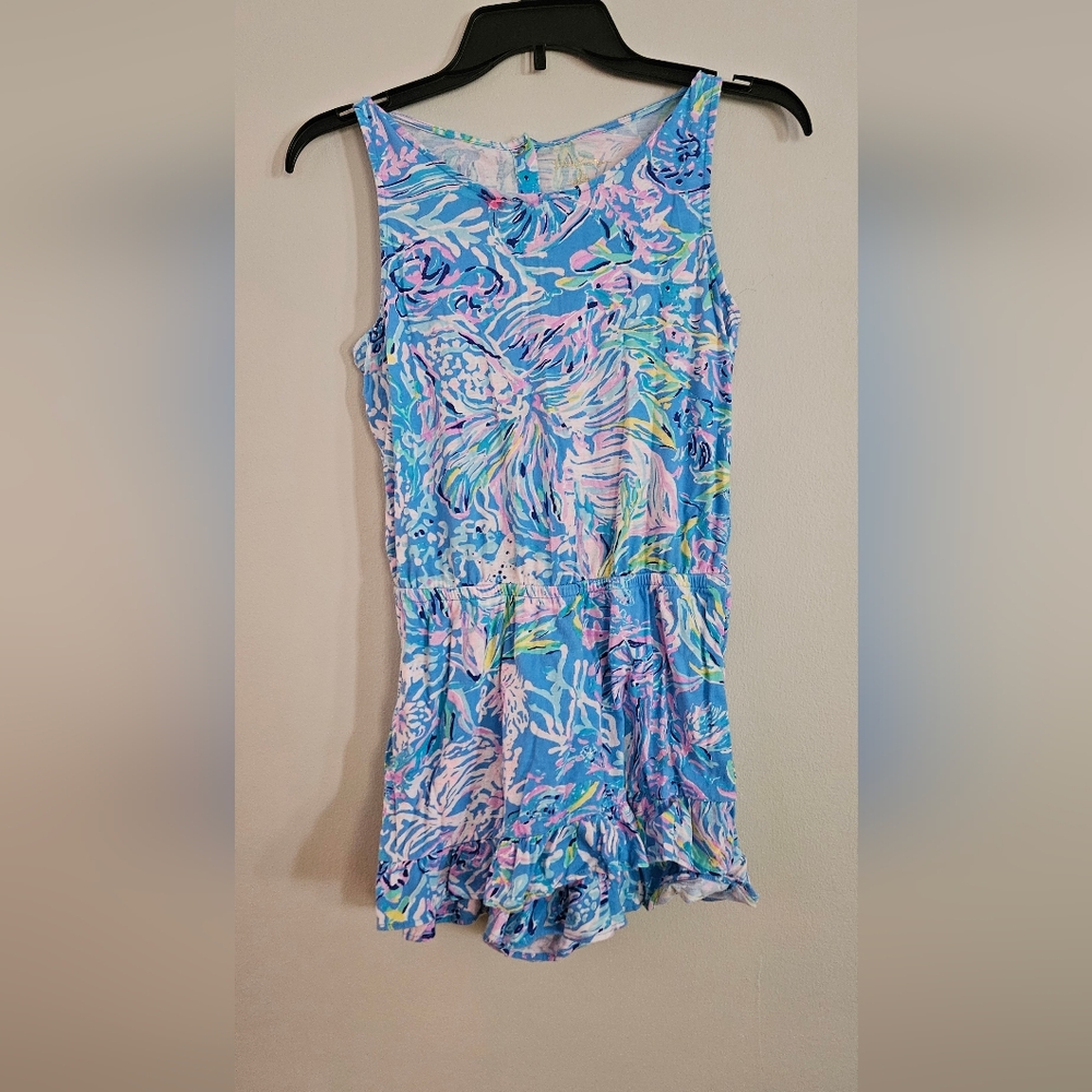 Lilly Pulitzer Kids Bodysuit in Blue and Pink